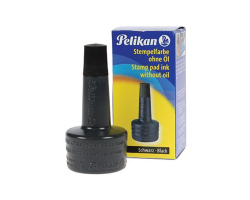 Pelikan Stempelfarbe Schwarz, ohne Öl, 28 ml